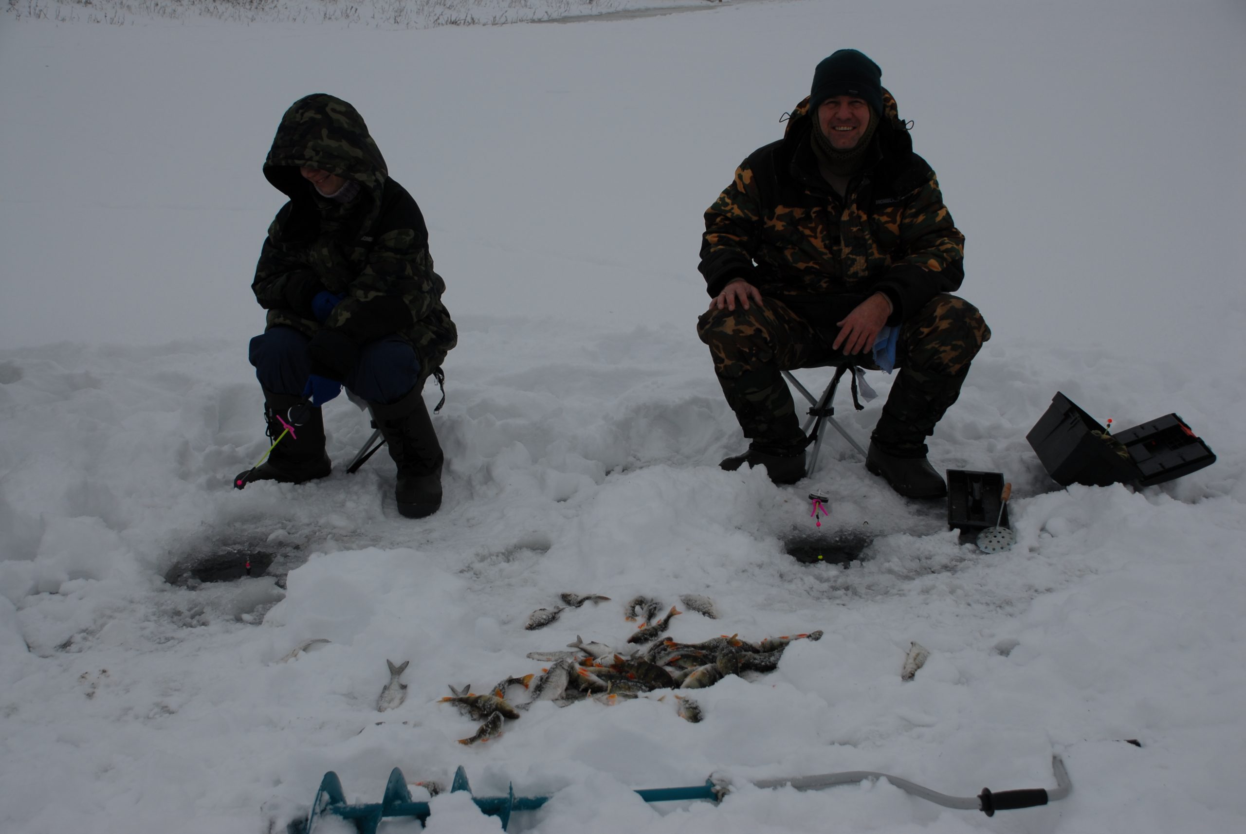 рыбалка зимой в Астрахани