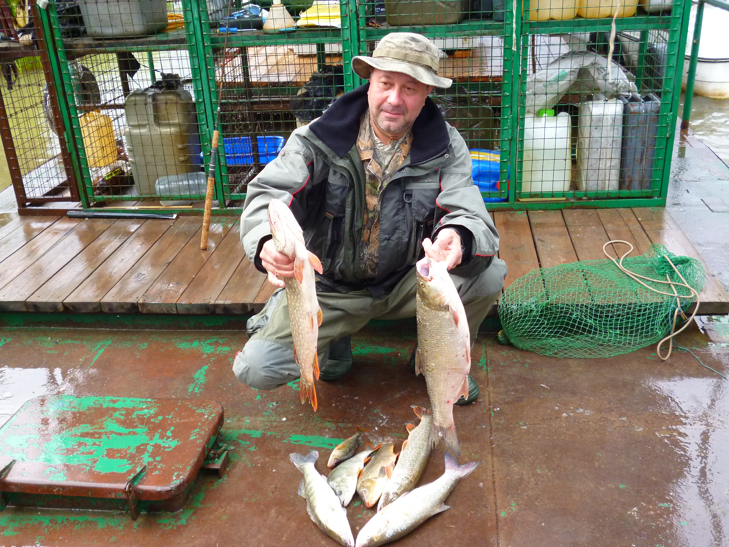 улов на рыбалке в Астрахани